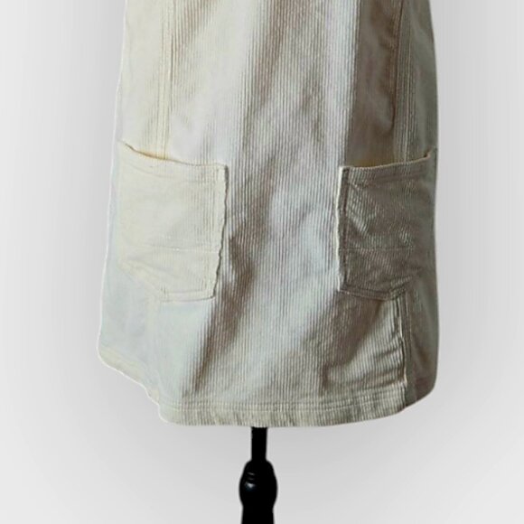 American Eagle Corduroy Sleeveless Button Front Mini Jumper Medium - Picture 5 of 9